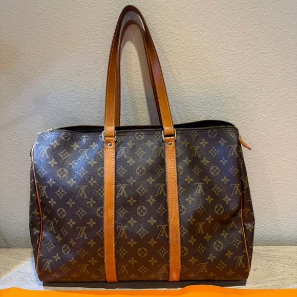 LOUIS VUITTON Monogram Flanerie Travel Tote Large LV Bag 19x13x6 - Picture 5 of 16